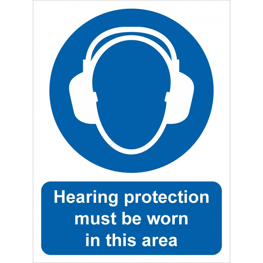 Mandatory Signage Hearing Protection 